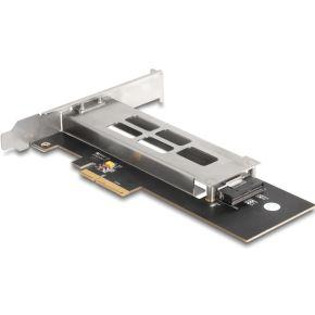 Delock 47028 Mobile Rack PCI Express-kaart voor 1 x M.2 NVMe SSD - Low Profile Form Factor Delock 47028 Mobile Rack PCI Express-kaart voor 1 x M.2 NVMe SSD - Low Profile Form Factor