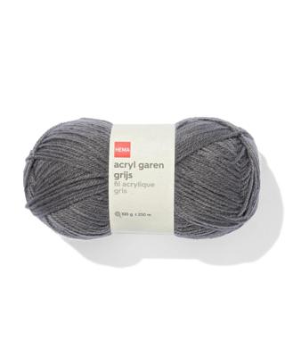 HEMA Acryl garen grijs 100gram 250meter