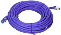 LogiLink CQ309VS RJ45 Netwerkkabel, patchkabel CAT 6A S/FTP 10.00 m Violet Vlambestendig, Halogeenvrij, Snagless 1 stuk(s) - thumbnail