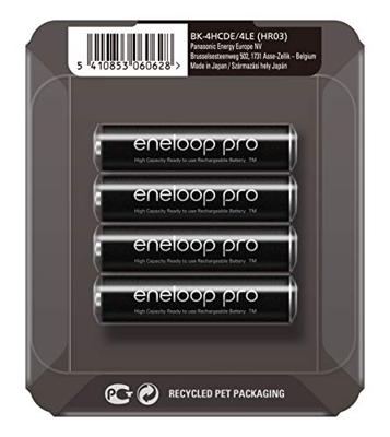 4 x AAA Panasonic Eneloop Pro batterijen - 930mAh - thumbnail