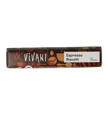 Vivani Chocoladereep Espresso Biscotti