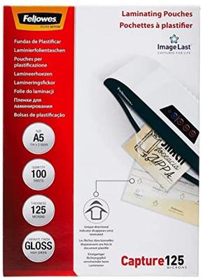 Lamineerhoezen Fellowes 100 Onderdelen A5 Transparant (5 Stuks) - thumbnail