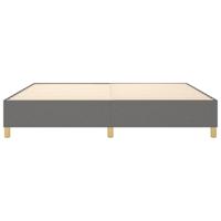 Boxspring bed stof donkergrijs 200x200 cm - thumbnail