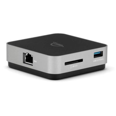 OWC Travel Dock 6-Port 100W Space Gray (ethernet)