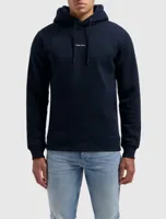 Pure Path Essential Logo Hoodie Heren Donkerblauw - Maat L - Kleur: Donkerblauw | Soccerfanshop - thumbnail