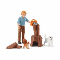 schleich POCKET SETS Farm World boswachter 81475 - thumbnail