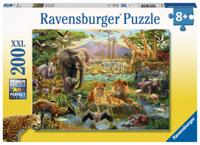 Ravensburger - dieren van de savanne puzzel 200 stuks xxl - thumbnail