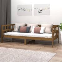Slaapbank massief grenenhout honingbruin 80x200 cm - thumbnail