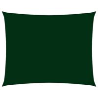 VidaXL Zonnescherm rechthoekig 3x5 m oxford stof donkergroen - thumbnail