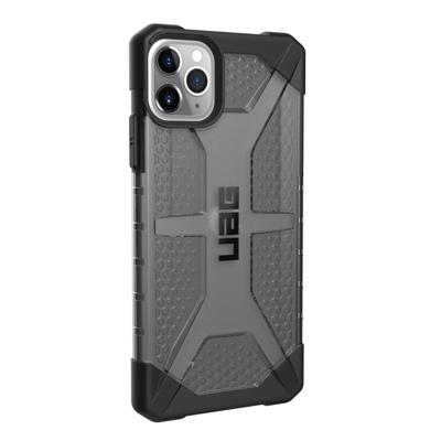 UAG Rugged Case for iPhone 11 Pro Max [6.5-inch screen] - Plasma Ash - Achterzijde behuizing voor mobiele telefoon - robuust - polycarbonaat, thermoplastic polyurethaan (TPU) - asgrijs - voor Apple iPhone 11 Pro Max