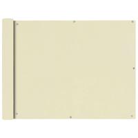 Balkonscherm crmekleurig 90x400 cm oxfordtextiel - thumbnail