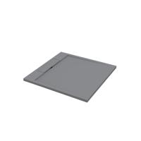 Best Design Douchebak Decent 100x100x3.5 cm Solid Surface Grijs - thumbnail