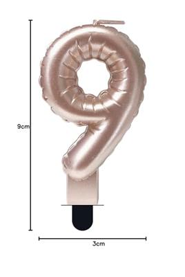 Paperdreams folie ballon kaars roze - 9