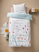 Dekbedovertrek Magicouette FLOWERS, met gerecycled katoen meerkleurig - thumbnail