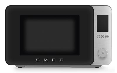 Smeg MOC02BLMEU Combimagnetron Zwart
