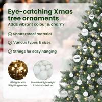 VidaXL Kunstkerstboom met 150 led groen 150 cm pvc en plastic en staal - thumbnail