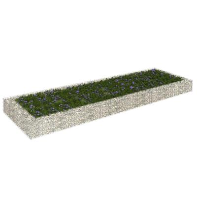 VidaXL Gabion plantenbak verhoogd 300x100x20 cm gegalvaniseerd staal