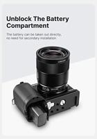 Ulanzi R095 L-Plate handvat voor Sony ZV-E10 camera - thumbnail