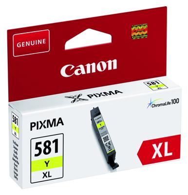 Canon CLI-581 XL Y geel