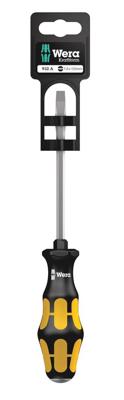 Wera 932 A Platte schroevendraaier Kopbreedte: 7 mm Koplengte: 125 mm Wera 932 A Platte schroevendraaier Kopbreedte: 7 mm Koplengte: 125 mm