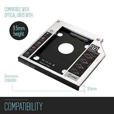 HDD/SSD SATA Adapter Optische Unit (9,5 mm) Ewent EW7003