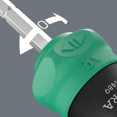 Wera kraftform kompakt 28 ra met etui, 6-delig bitset (zwart/groen)