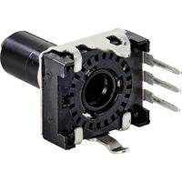 TRU COMPONENTS TC-9415584 EC120-H5-20F7-24P-24CC Draaischakelaar 5 V 0.5 mA 360 ° 1 stuk(s) - thumbnail