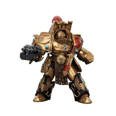 Warhammer The Horus Heresy Action Figure 1/18 Legio Custodes Aquilon Terminator Squad Aquilon with Lastrum Storm Bolter 14 cm
