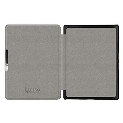 Lunso - Kobo Aura H20 Edition 1 hoes (6.8 inch) - sleep cover - Bruin