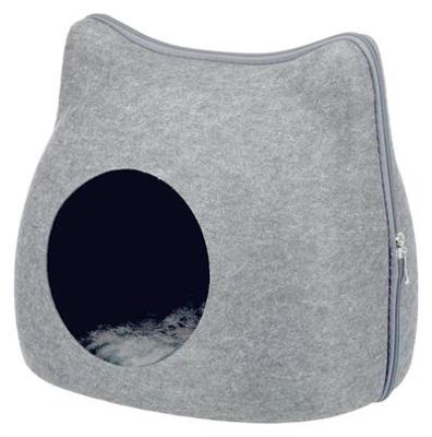 TRIXIE RELAX IGLO KAT VILT GRIJS