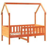 Kinderbedframe met lades 70x140 cm massief grenenhout - thumbnail