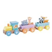 Studio Circus Houten Dierentrein 7-delig - thumbnail