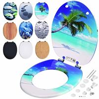 Toiletzitting Strand met soft close mechanisme - thumbnail