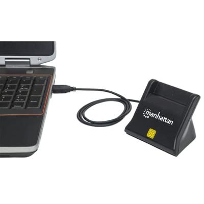 Manhattan 102025 USB-Smartcard/SIM Chipkaartlezer
