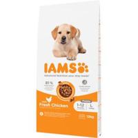 Iams for Vitality Puppy Large met kip hondenvoer 2 x 12 kg - thumbnail