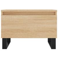 Salontafels 2 st 50x46x35 cm bewerkt hout sonoma eikenkleurig - thumbnail