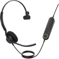 Jabra Engage 40 Over Ear headset Kabel, Bluetooth Mono Zwart Ruisonderdrukking (microfoon) Volumeregeling Telefoon - thumbnail