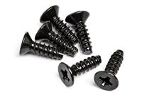 HPI - Tp flat head screw m3 x 10mm (6 pcs) (Z577) - thumbnail