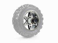 Front Wheel Raider (Black Chrome) (2PCS) (AR510042) - thumbnail