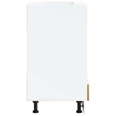 Ovenkast Lucca bewerkt hout artisanaal eikenkleur