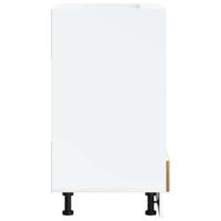 Ovenkast Lucca bewerkt hout artisanaal eikenkleur - thumbnail