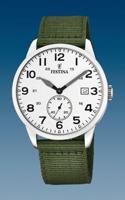 Horlogeband Festina F20347-1 Nylon/perlon Groen - thumbnail