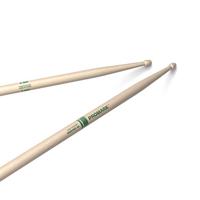 ProMark RBHR565AW Rebound 5A Raw Hickory drumstokken met houten tip - thumbnail