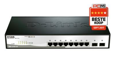 D-Link DGS-1210-10/E Netwerk switch RJ45/SFP 8 + 2 poorten 20 GBit/s