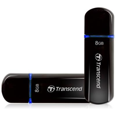 Transcend JetFlash® 600 USB-stick 8 GB Blauw TS8GJF600 USB-A 2.0