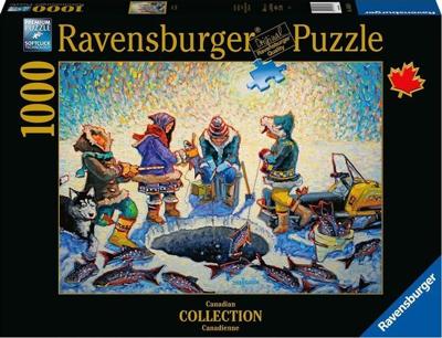 Ravensburger puzzel ijsvissen 1000st