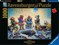 Ravensburger puzzel ijsvissen 1000st - thumbnail