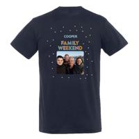 T-shirt voor mannen bedrukken - Navy - S - thumbnail