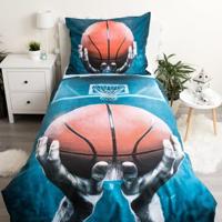 Gamer Dekbedovertrek Basketbal 140 x 200 cm - 70 x 90 cm - thumbnail