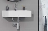 Design Hoekstopkraan van Messing, 1/2" x 3/8" of 10 mm, met Rozet, chroom - thumbnail